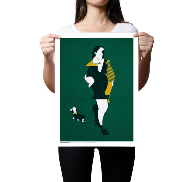 Donna a passeggio - immagine 2
