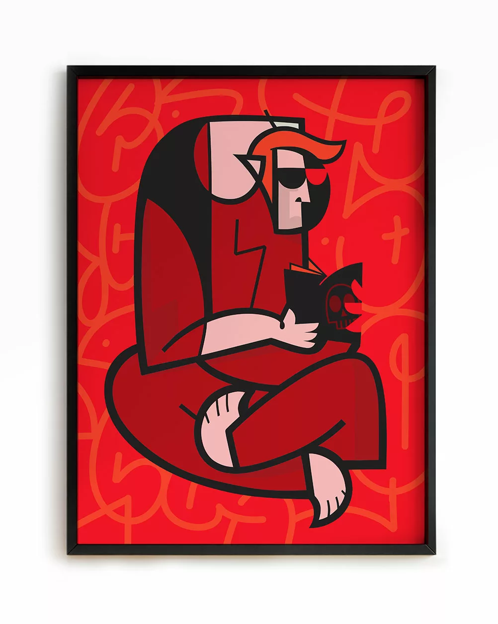 illustrazione stampa artistica realizzata dall'artista Simone Zanco di Viterbo | neocubismo arte contemporanea